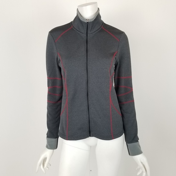 Athleta Jackets & Blazers - *SOLD* Athleta Gray Zip Up Athletic Jacket Size